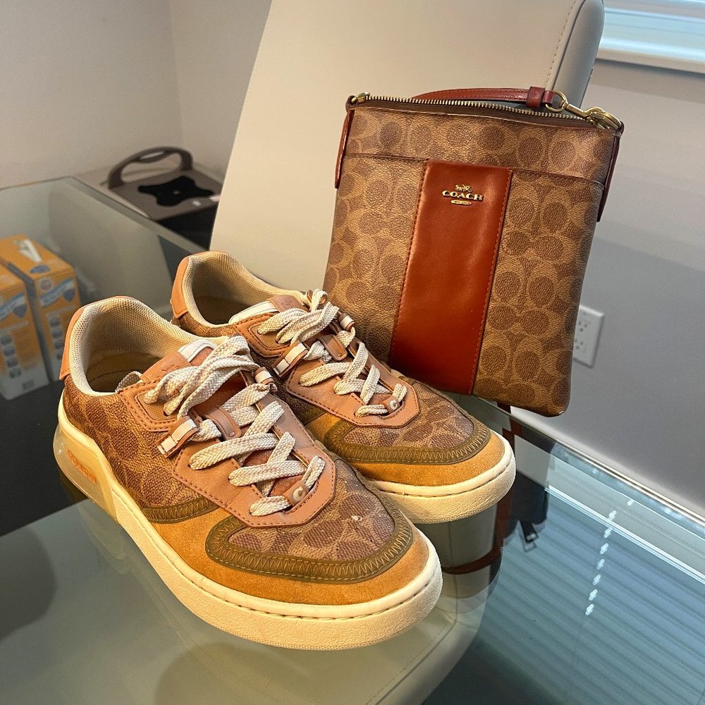 Coach Tennies & Purse Set
